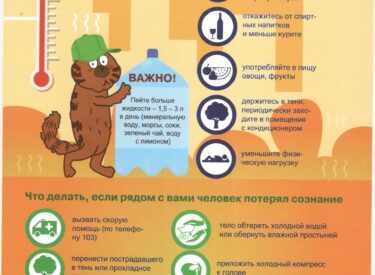 правила безопасности в жару