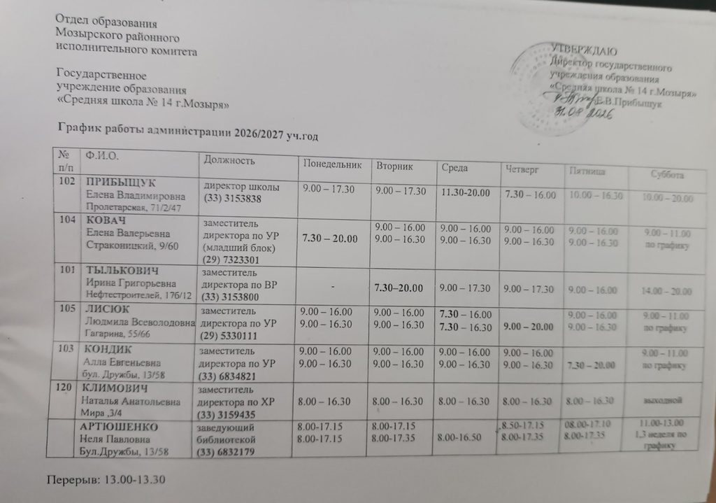 Администрация